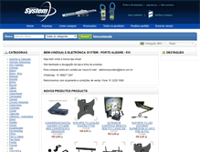 Tablet Screenshot of eletronicasystem.com.br